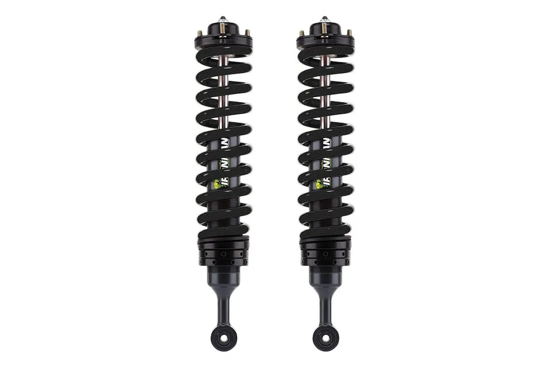 45002FE-BCKB-PB – IRONMAN 4X4 Coil Over Shock Absorber, Non Adjustable Valving 2-1/2 Inch Lift Pigtail Spring Black B...